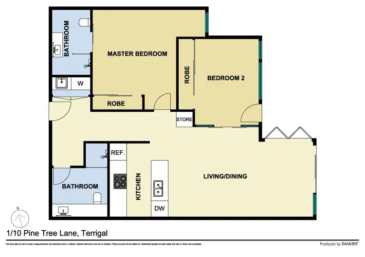 Floorplan of Homely apartment listing, 1/10 Pine Tree Lane, Terrigal NSW 2260
