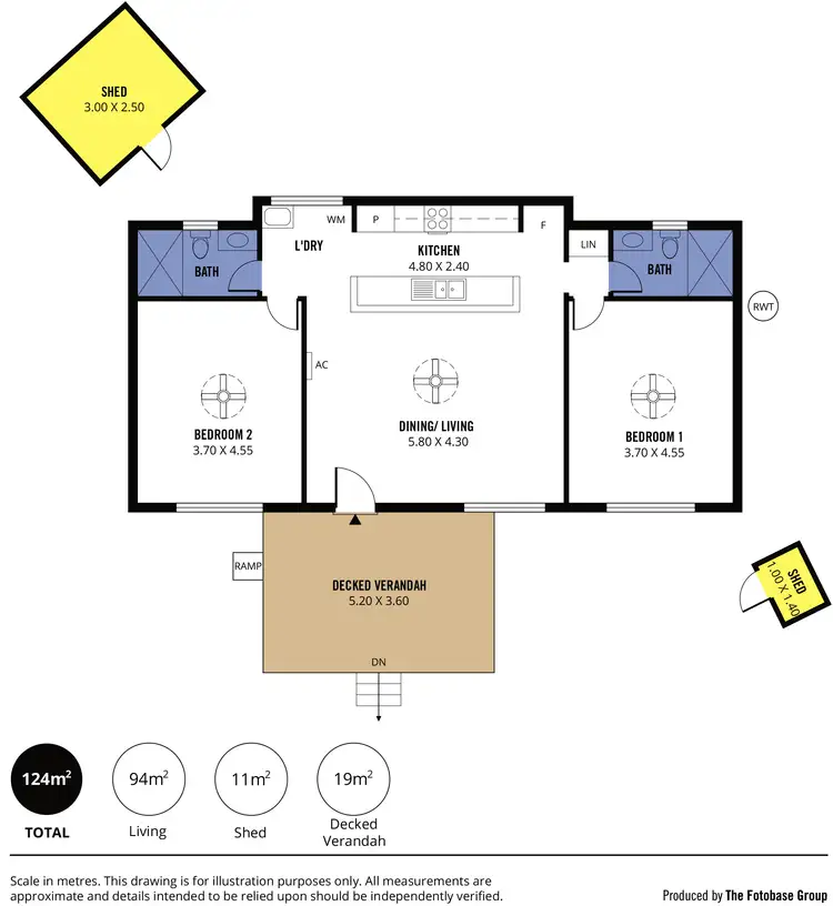 Floorplan of Homely house listing, 21A Pearce Street, Christies Beach SA 5165