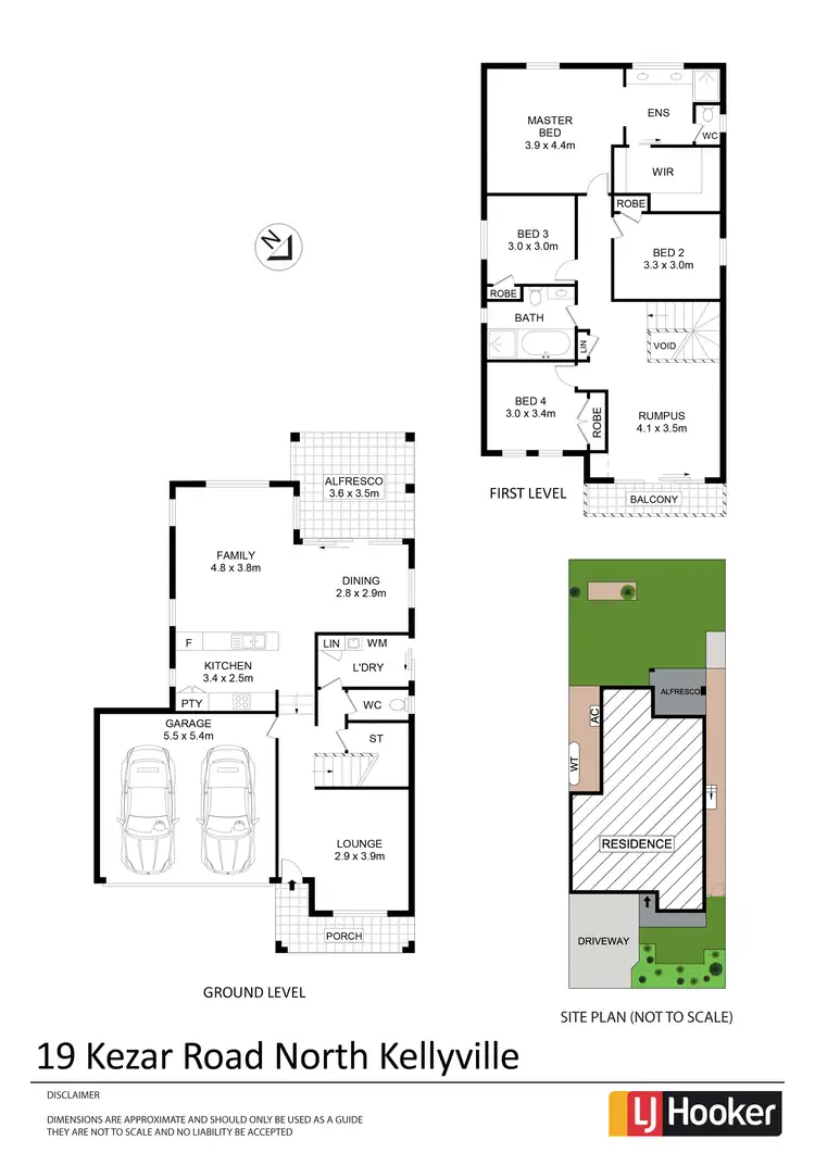 Floorplan of Homely house listing, 19 Kezar Road, Kellyville NSW 2155