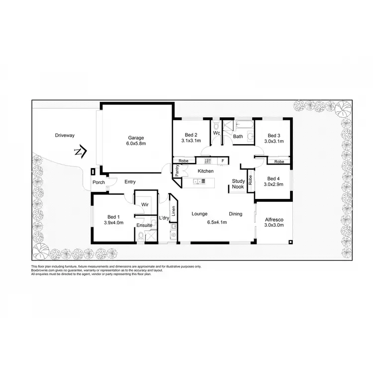 Floorplan of Homely house listing, 92 Grassbird Drive, Point Cook VIC 3030