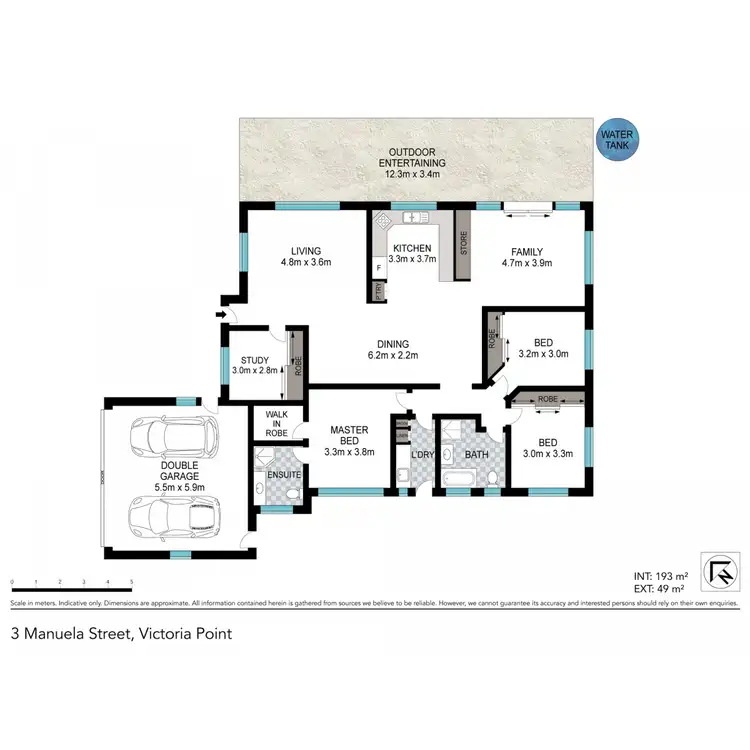 Floorplan of Homely house listing, 3 Manuela Street, Victoria Point QLD 4165