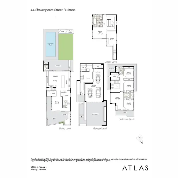 Floorplan of Homely house listing, 44 Shakespeare Street, Bulimba QLD 4171
