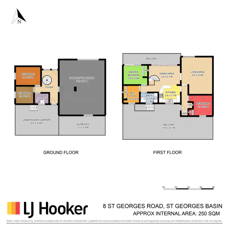 Floorplan of Homely house listing, 8 St Georges Road, St Georges Basin NSW 2540