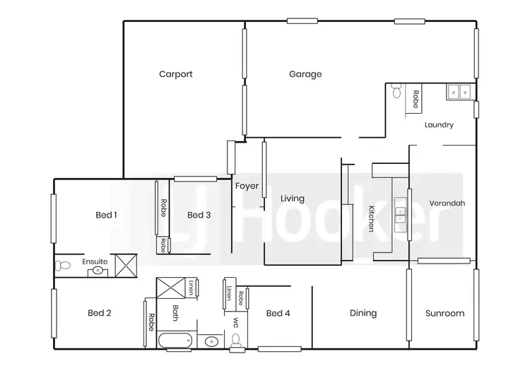 Floorplan of Homely house listing, 5 Bungulla Close, Harrington NSW 2427
