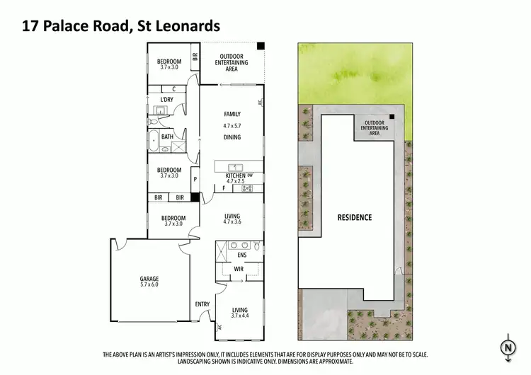 Floorplan of Homely house listing, 17 Palace Road, St Leonards VIC 3223