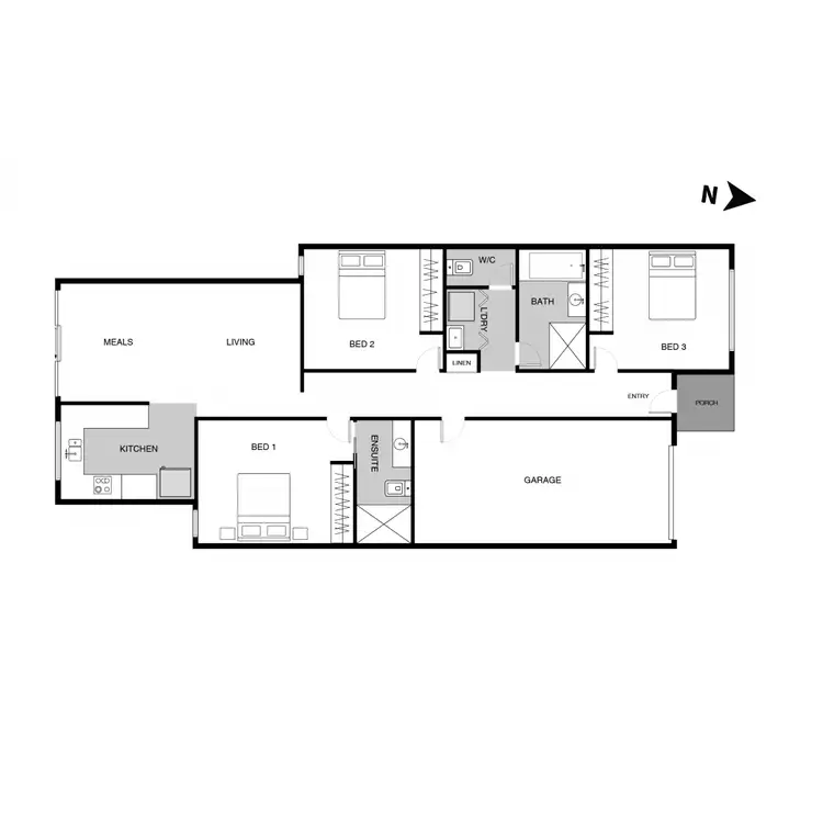 Floorplan of Homely house listing, 11 Hugh Gilchrist Street, Casey ACT 2913