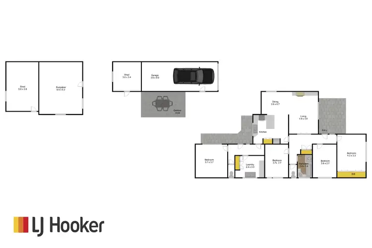 Floorplan of Homely house listing, 9 Elliott Street, Traralgon VIC 3844