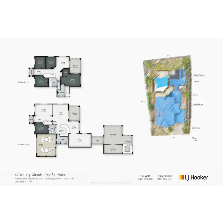 Floorplan of Homely house listing, 47 Hillary Circuit, Pacific Pines QLD 4211