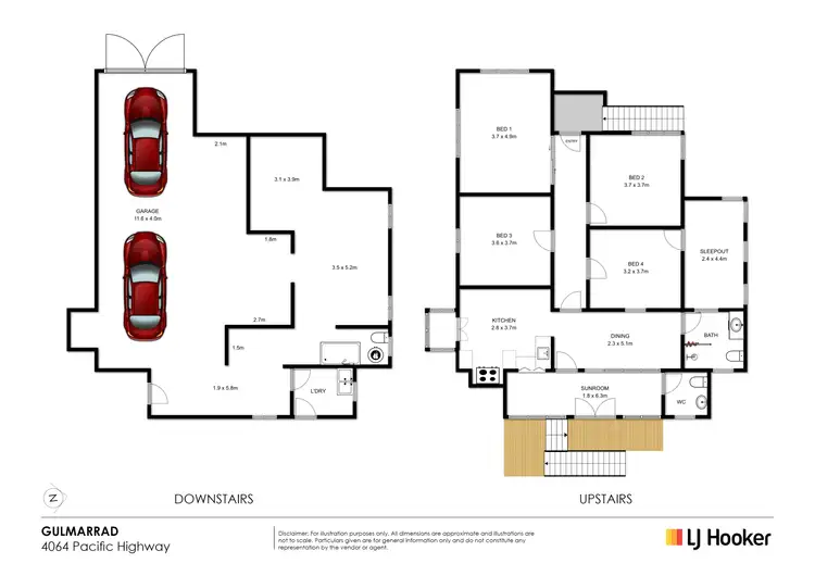 Floorplan of Homely rural property listing, 4064 Pacific Highway, Gulmarrad NSW 2463
