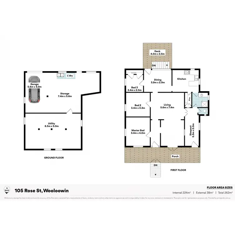 Floorplan of Homely house listing, 105 Rose Street, Wooloowin QLD 4030