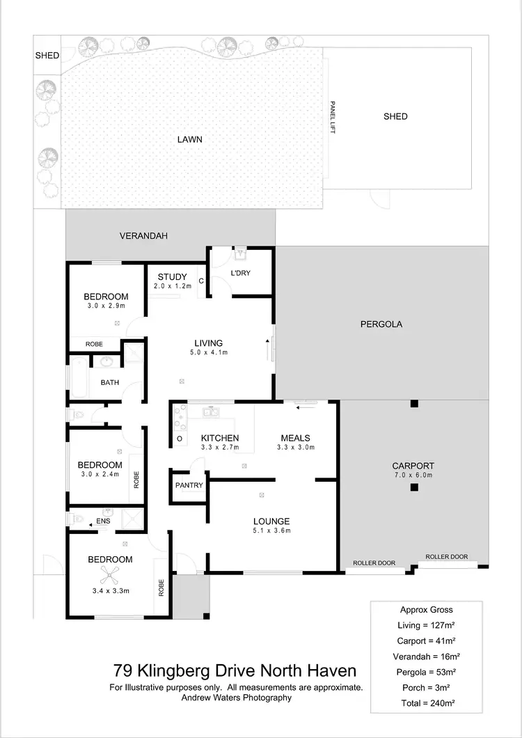 Floorplan of Homely house listing, 79 Klingberg Drive, North Haven SA 5018