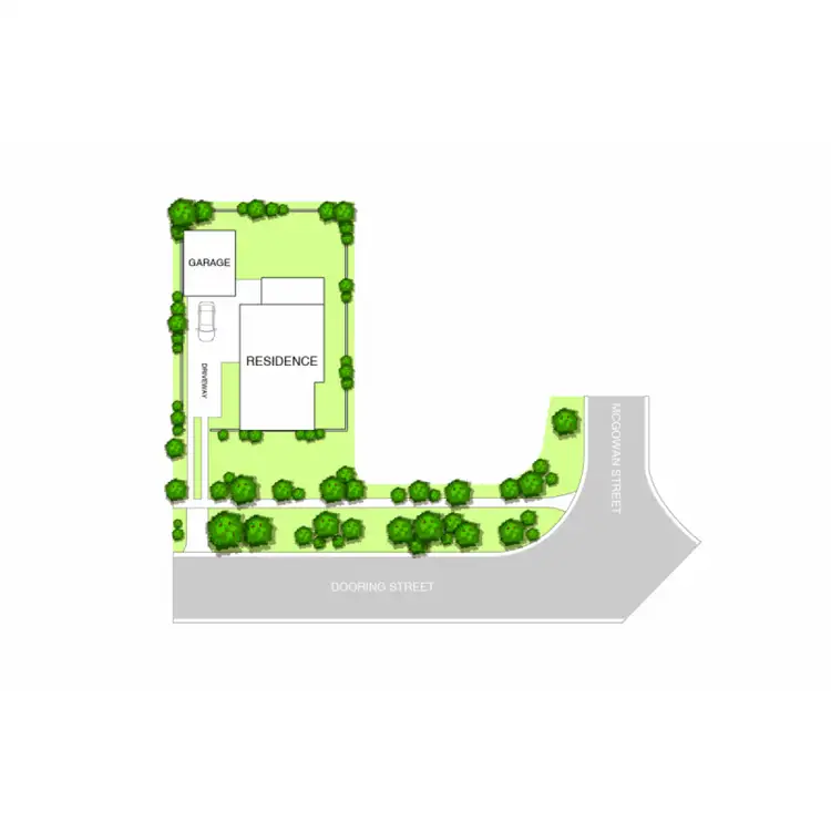 Floorplan of Homely house listing, 44 Dooring Street, Dickson ACT 2602