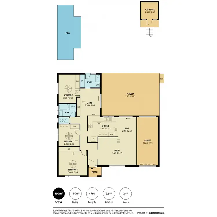 Floorplan of Homely house listing, 23 Kestral Way, Modbury Heights SA 5092