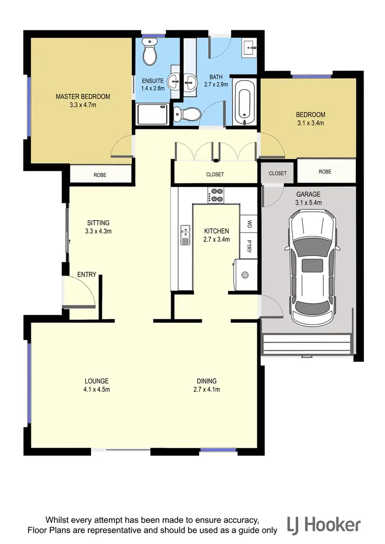 Floorplan of Homely villa listing, 1/31 Honeydew Crescent, Taigum QLD 4018