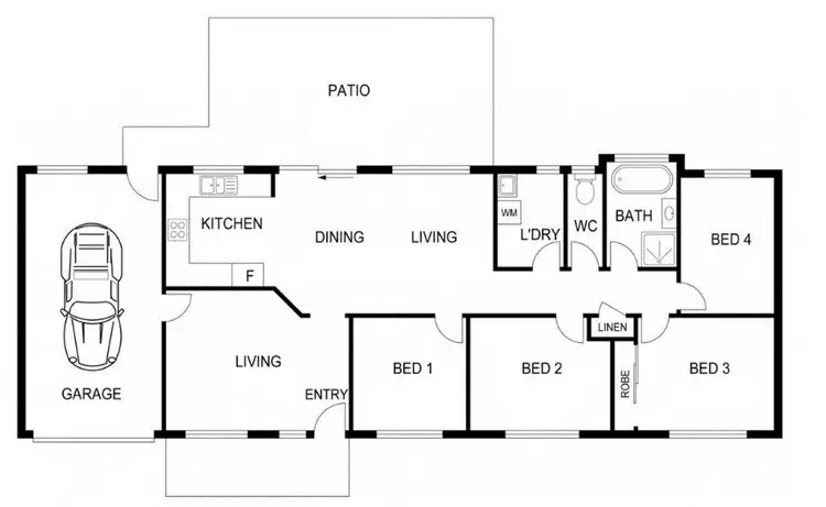 Floorplan of Homely house listing, 3 River Gum Close, Fitzgibbon QLD 4018
