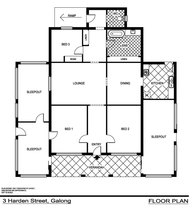 Floorplan of Homely house listing, 3 Harden Street, Galong NSW 2585