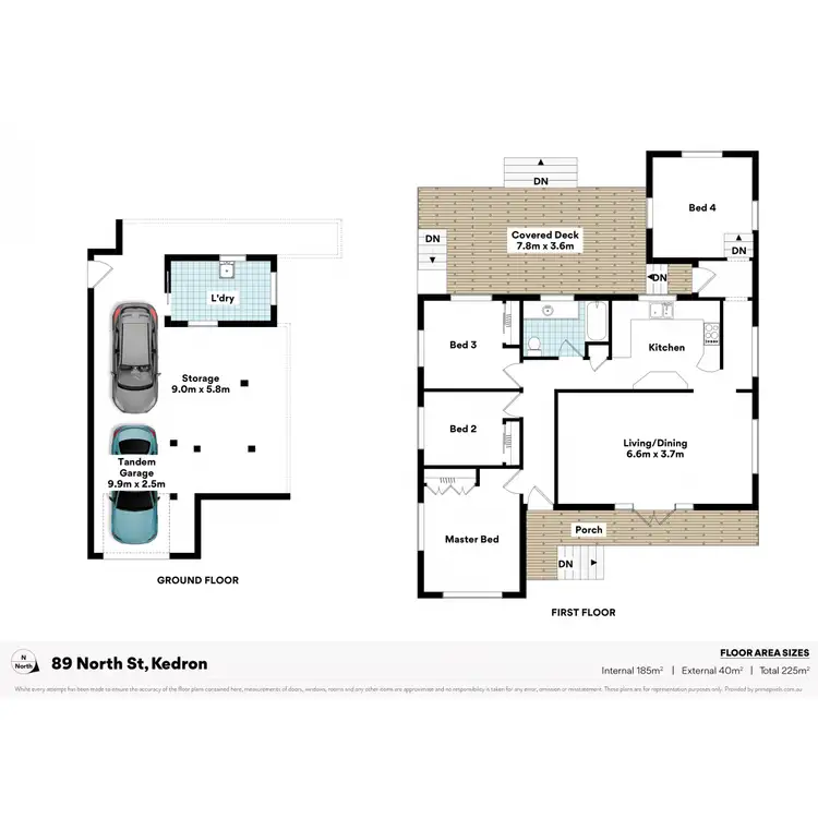 Floorplan of Homely house listing, 89 North Street, Kedron QLD 4031