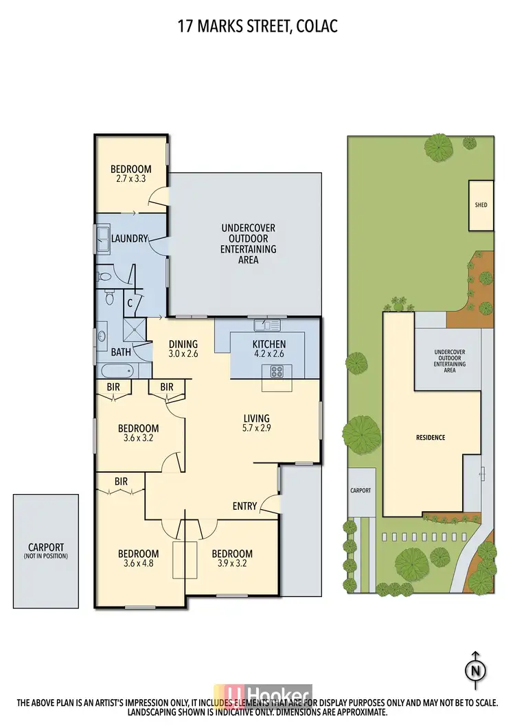 Floorplan of Homely house listing, 17 Marks Street, Colac VIC 3250