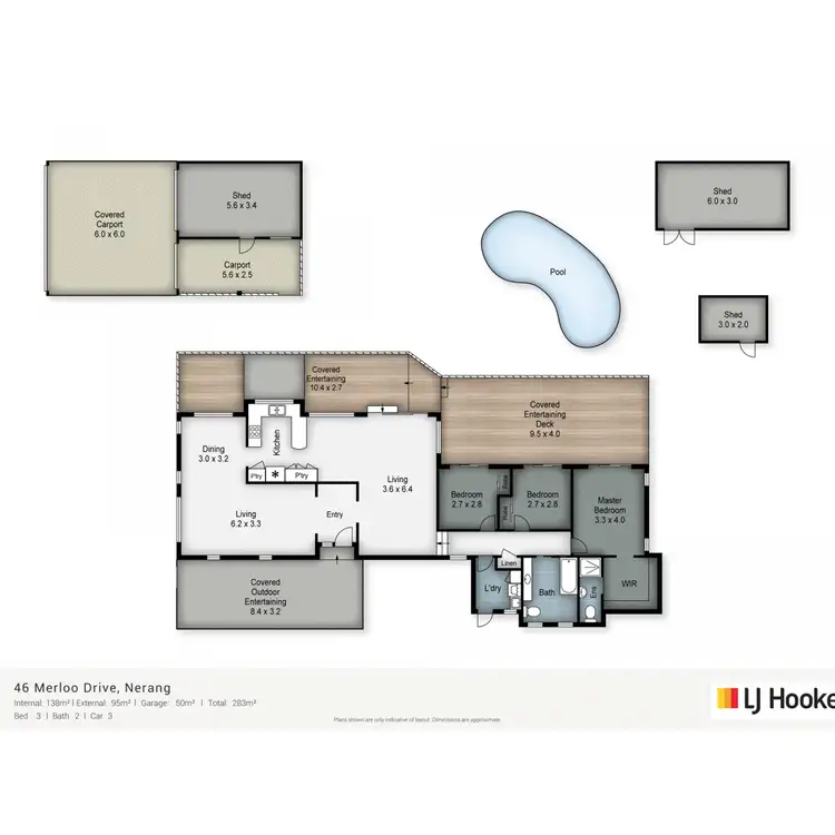 Floorplan of Homely house listing, 46 Merloo Drive, Nerang QLD 4211