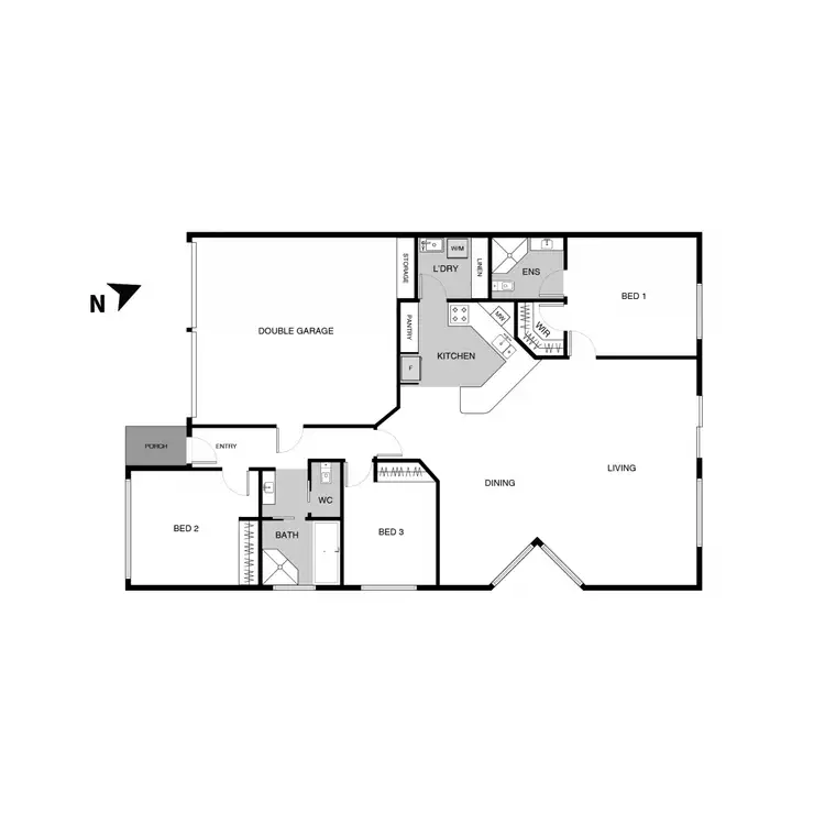 Floorplan of Homely house listing, 82 Wanderer Court, Amaroo ACT 2914
