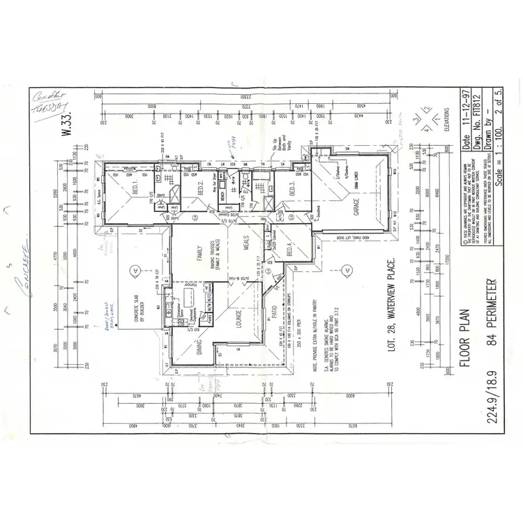 Floorplan of Homely house listing, 8 Waterview Place, Birkdale QLD 4159