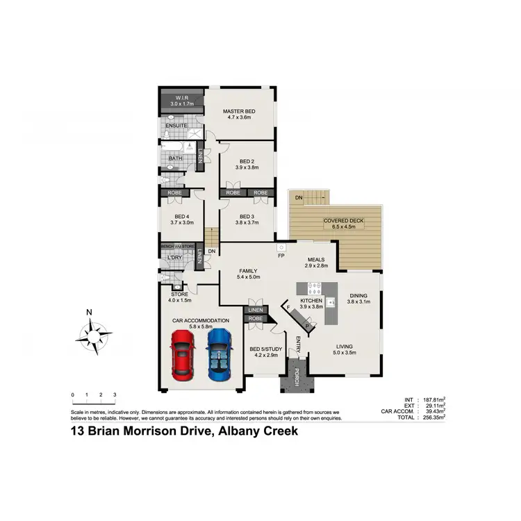 Floorplan of Homely house listing, 13 Brian Morrison Drive, Albany Creek QLD 4035