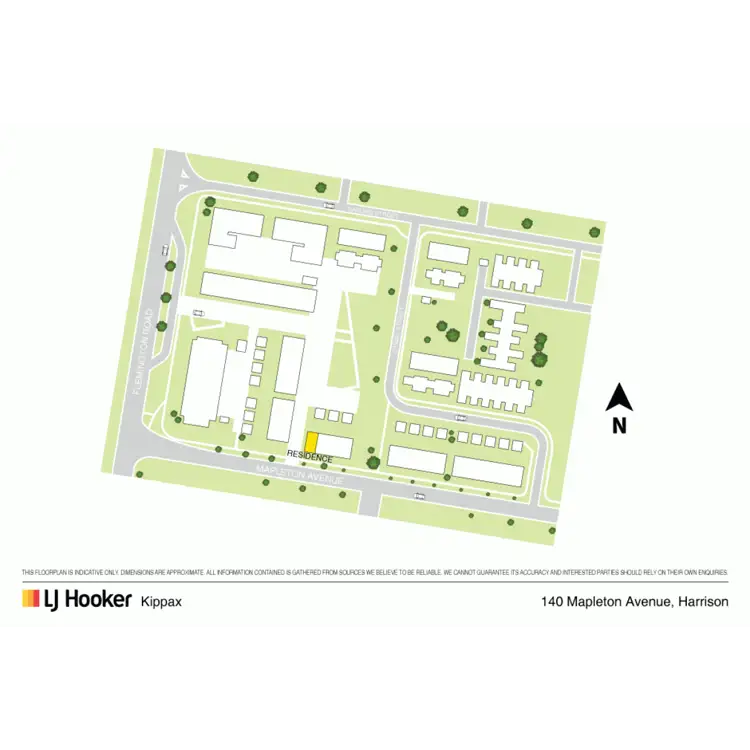 Floorplan of Homely townhouse listing, 140 Mapleton Avenue, Harrison ACT 2914