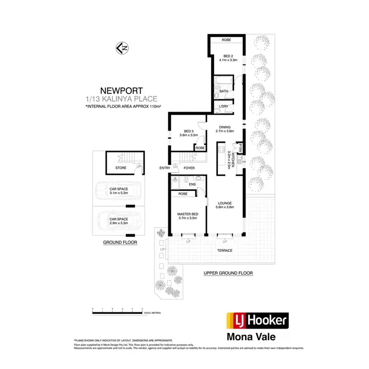 Floorplan of Homely apartment listing, 1/13 Kalinya Street, Newport NSW 2106