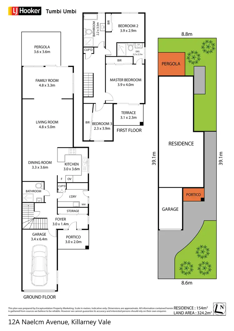 Floorplan of Homely house listing, 12a Naelcm Avenue, Killarney Vale NSW 2261