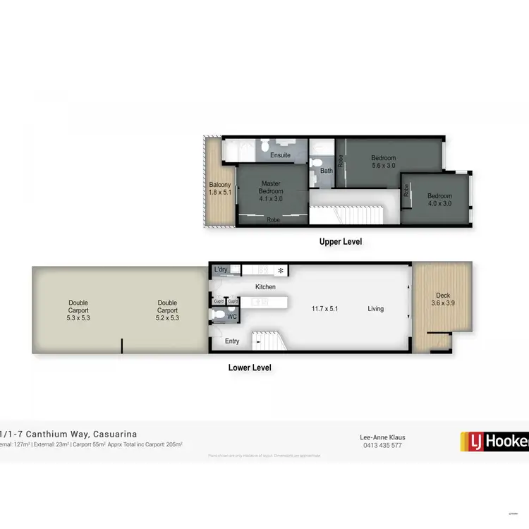 Floorplan of Homely villa listing, 11/1-7 Canthium Way, Casuarina NSW 2487