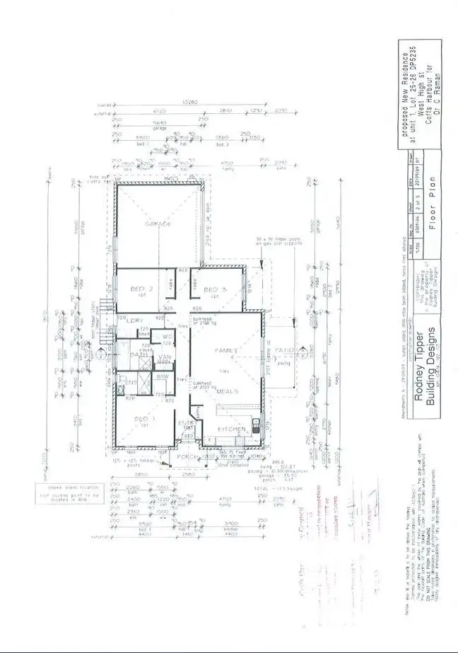 Floorplan of Homely villa listing, 1/56 West High Street, Coffs Harbour NSW 2450