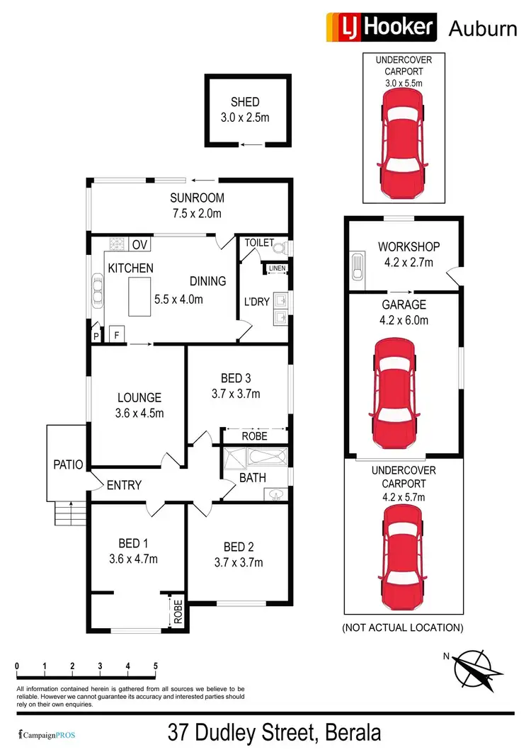 Floorplan of Homely house listing, 37 Dudley St, Berala NSW 2141