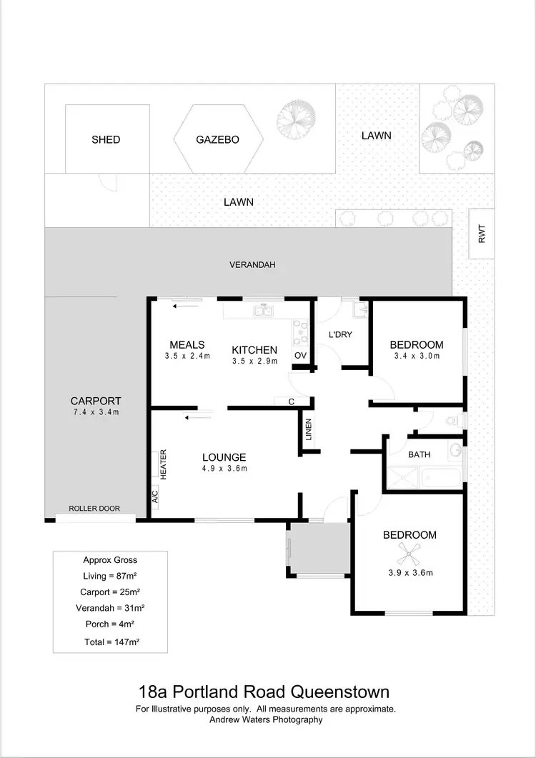 Floorplan of Homely house listing, 18a Portland Road, Queenstown SA 5014