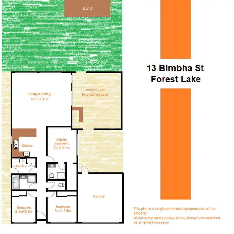 Floorplan of Homely house listing, 13 Bimbah Street, Forest Lake QLD 4078