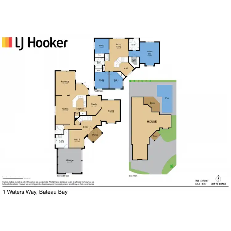 Floorplan of Homely house listing, 1 Waters Way, Bateau Bay NSW 2261