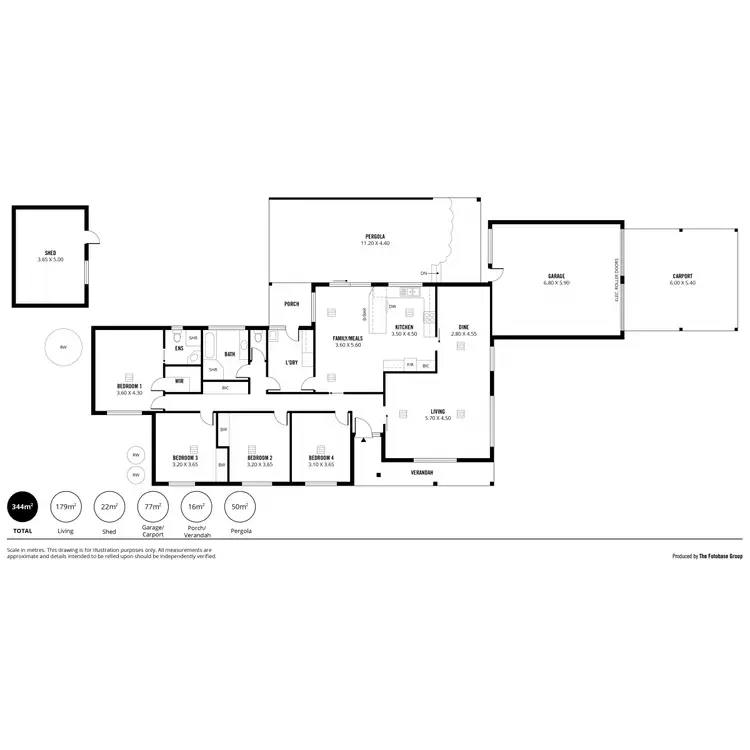 Floorplan of Homely house listing, 12 Parish Crescent, Murray Bridge SA 5253