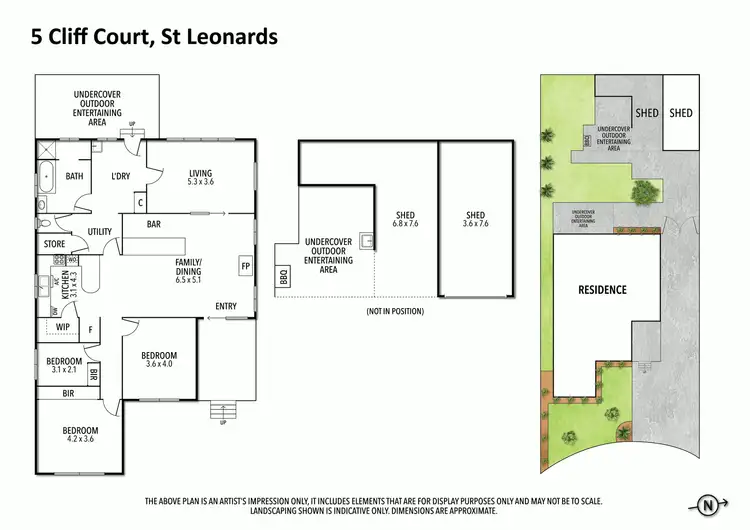 Floorplan of Homely house listing, 5 Cliff Court, St Leonards VIC 3223
