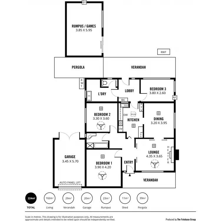 Floorplan of Homely house listing, 15 Beaven Avenue, Broadview SA 5083