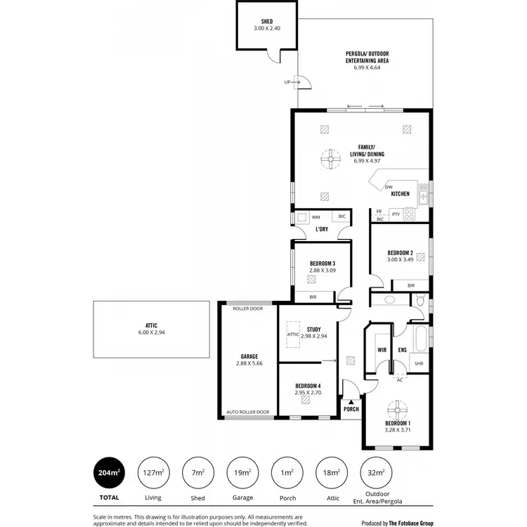 Floorplan of Homely house listing, 8 Slate Court, Walkley Heights SA 5098