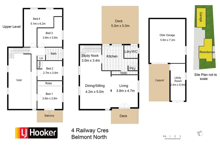 Floorplan of Homely house listing, 4 Railway Crescent, Belmont North NSW 2280