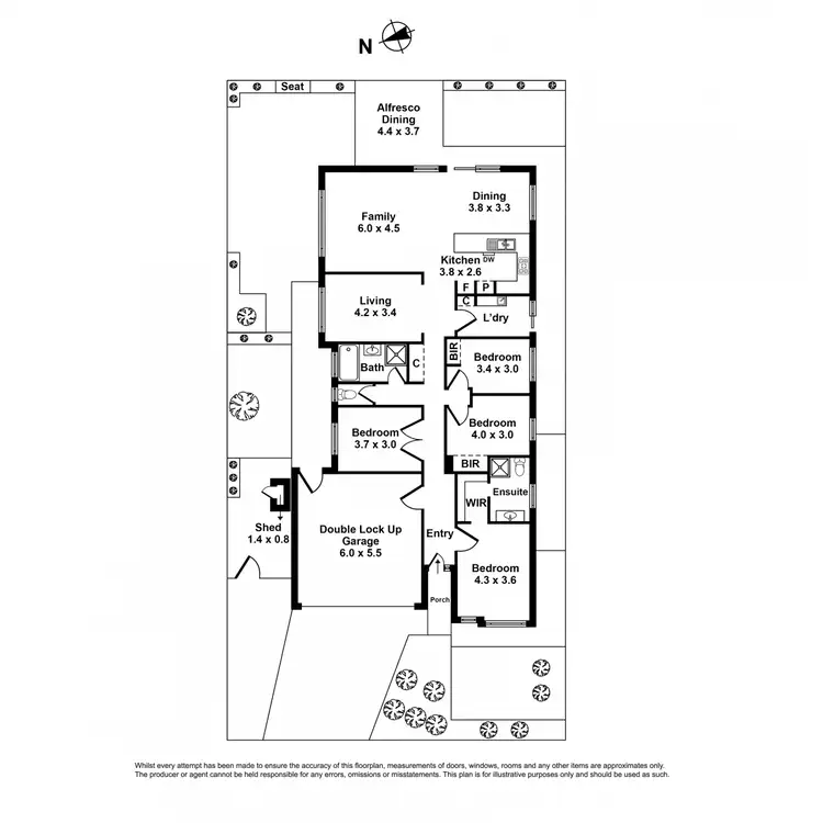 Floorplan of Homely house listing, 107 Alamanda Boulevard, Point Cook VIC 3030
