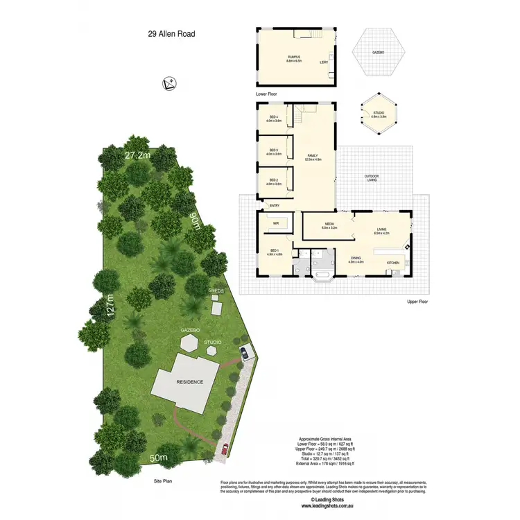 Floorplan of Homely house listing, 29 Allen Road, Bunya QLD 4055