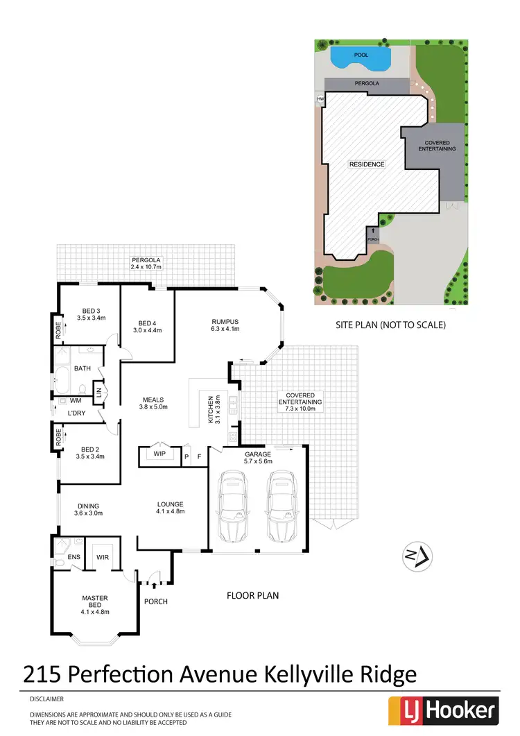 Floorplan of Homely house listing, 215 Perfection Avenue, Kellyville Ridge NSW 2155