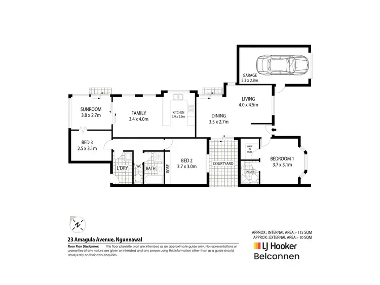 Floorplan of Homely house listing, 23 Amagula Avenue, Ngunnawal ACT 2913