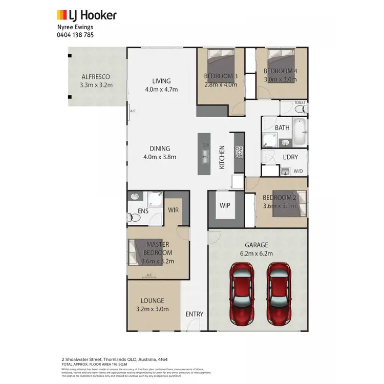 Floorplan of Homely house listing, 2 Shoalwater Street, Thornlands QLD 4164