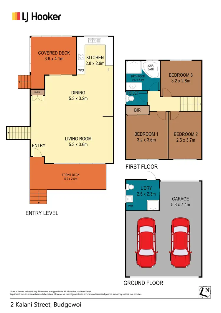 Floorplan of Homely house listing, 2 Kalani Street, Budgewoi NSW 2262