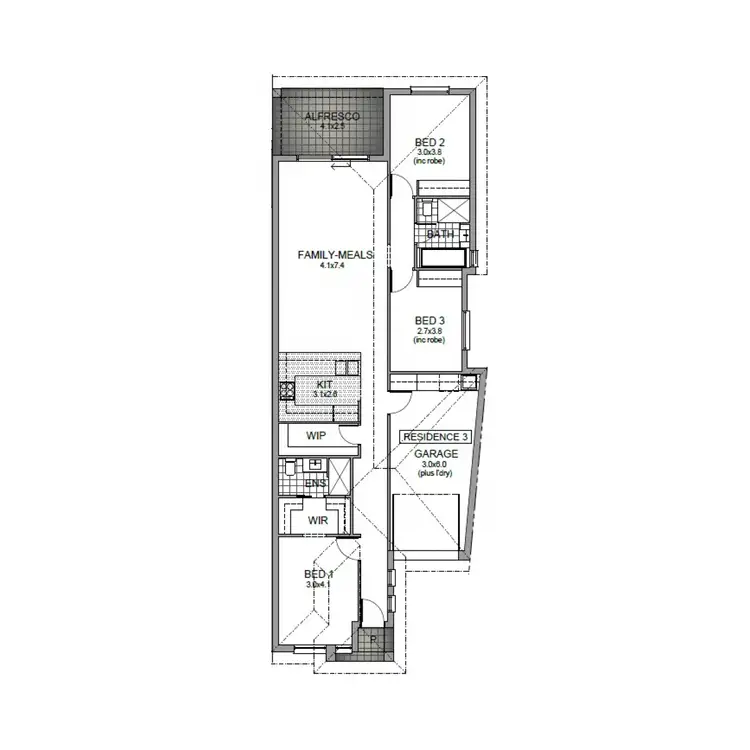 Floorplan of Homely house listing, 6B Radar Street, Modbury SA 5092