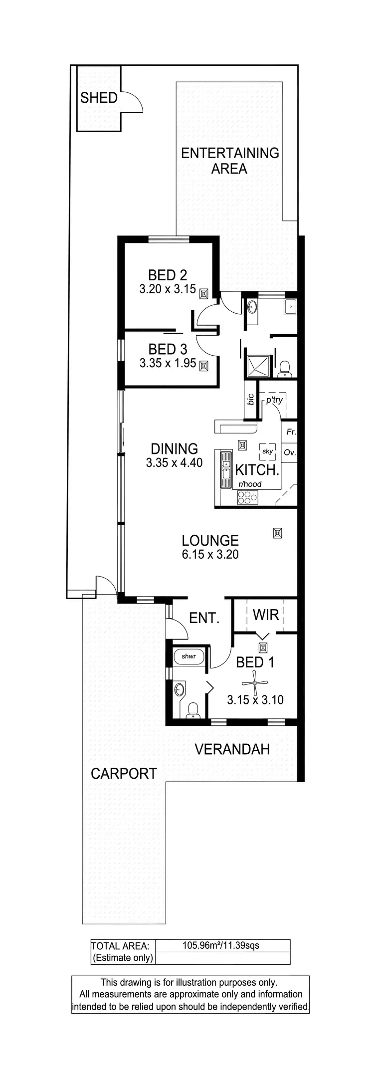 Floorplan of Homely house listing, 1/4 Morris Street, Glenelg North SA 5045