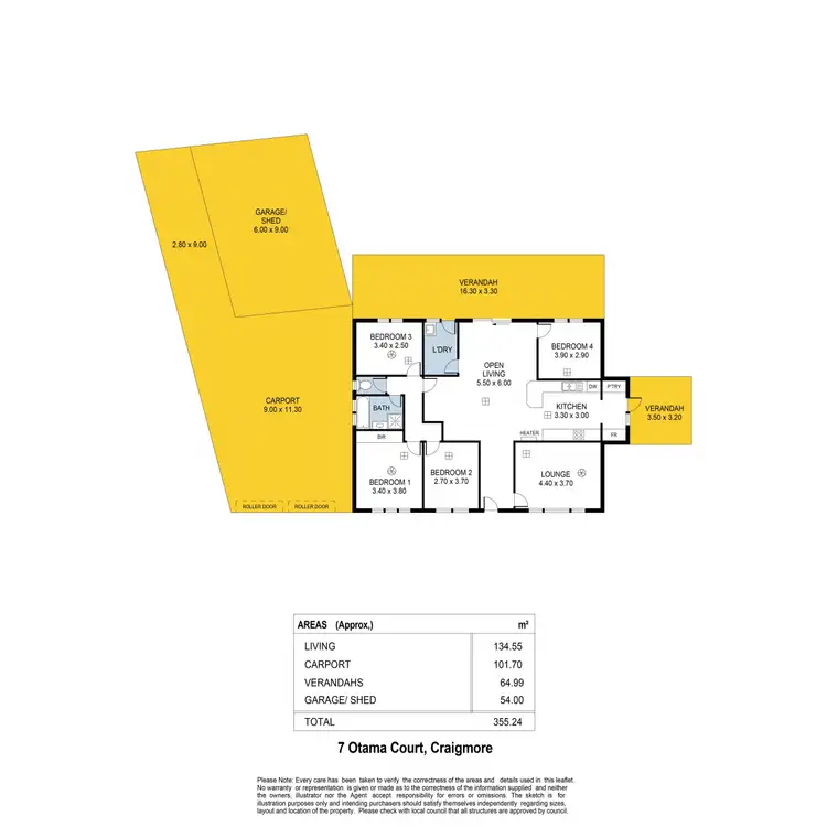 Floorplan of Homely house listing, 7 Otama Court, Craigmore SA 5114