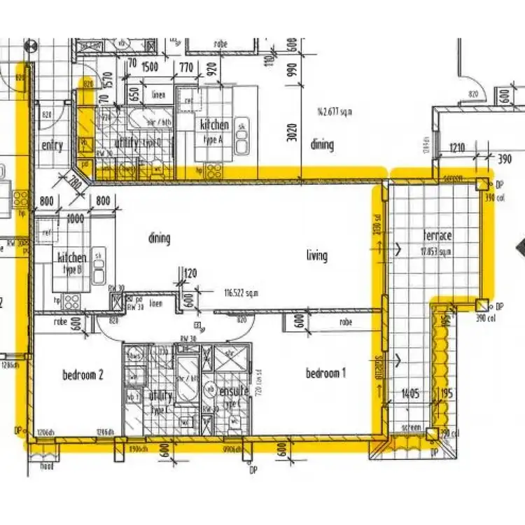 Floorplan of Homely unit listing, 505/33 Clark Street, Biggera Waters QLD 4216
